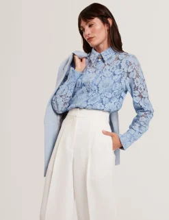 Barrel Leg Woven Tailored Trousers