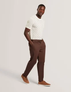 Basket Knit Wool Silk Blend T-Shirt