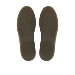 Black & Brown Leather Cup Sole Sneakers
