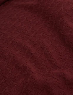Branded Texture Crew Neck Jumper