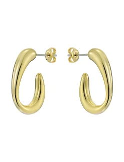 Contour Hoop Earrings