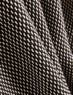 Contrast Stitch Knit Cotton Polo Shirt