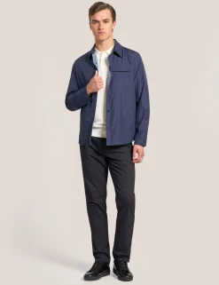 Cotton Blend Coach Jacket