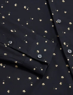 Ditsy Blooms Slim Long Sleeve Shirt