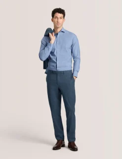 Dobby Stretch Cotton Slim Fit Shirt