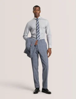 Dobby Stretch Cotton Slim Fit Shirt