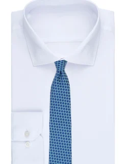 Dot Print Silk Tie