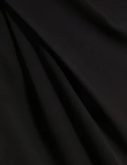 Draped Front Asymmetric Sleeveless Top