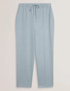 Elastic Waist Tailored Woven Joggers