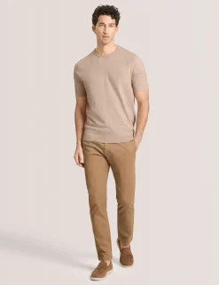 Fine Knit Short Sleeve T-Shirt
