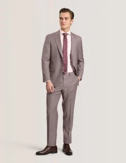 Geo Texture Stretch Cotton Slim Fit Shirt