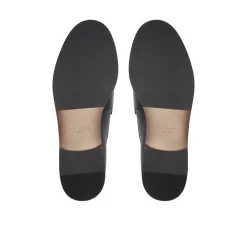 Grained Leather Penny Loafers