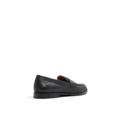 Grained Leather Penny Loafers