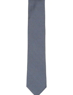 Grid Dot Silk Tie