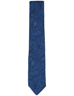 Jacquard Floral Silk Tie