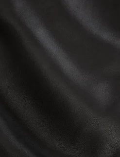 Leather Bomber Jacket
