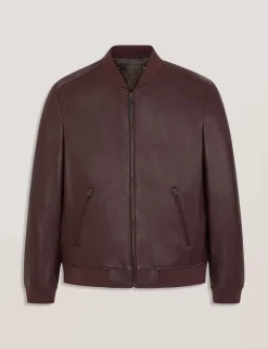 Leather Bomber Jacket