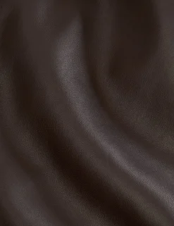 Leather Bomber Jacket