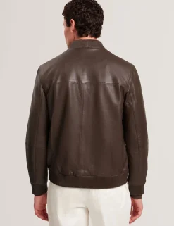Leather Classic Bomber Jacket