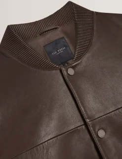 Leather Classic Bomber Jacket