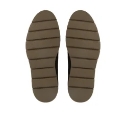 Leather Suede Wingtip Oxford Shoes