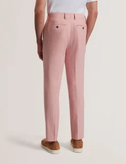 Linen Cotton Woven Dress Pants