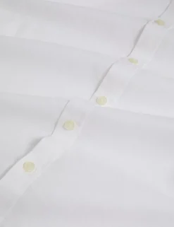 Linen Cotton Woven Long Sleeve Shirt