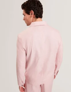 Linen Cotton Zip-Up Harrington Jacket