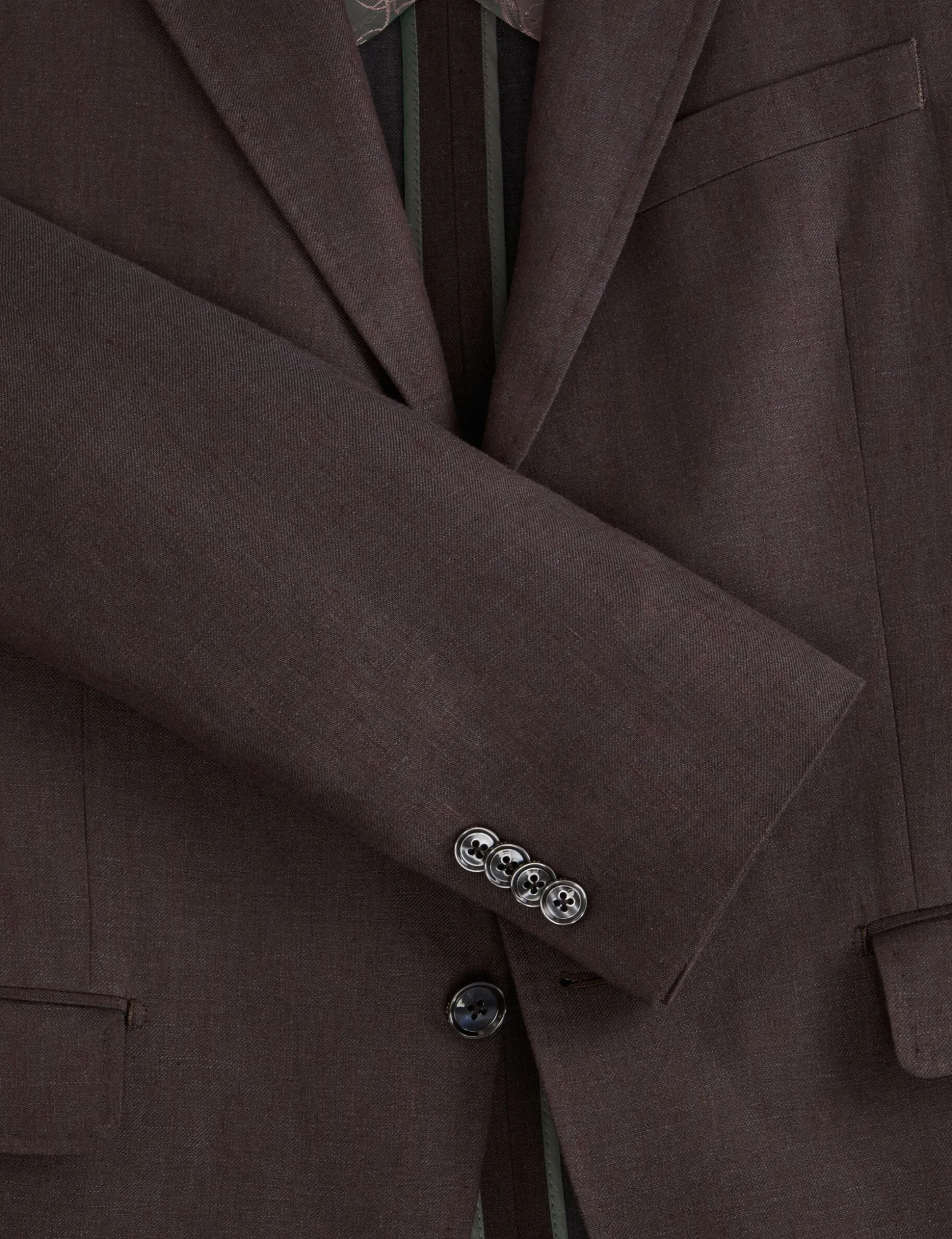 Linen Modern Fit Suit Jacket
