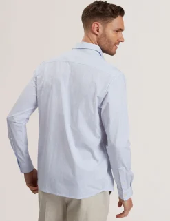 Long Sleeve Geo Print Shirt