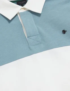 Long Sleeve Panelled Rugby Shirt