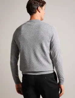 Long Sleeve T Stitch Crew Neck Sweater