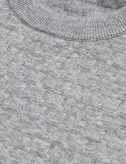 Long Sleeve T Stitch Crew Neck Sweater