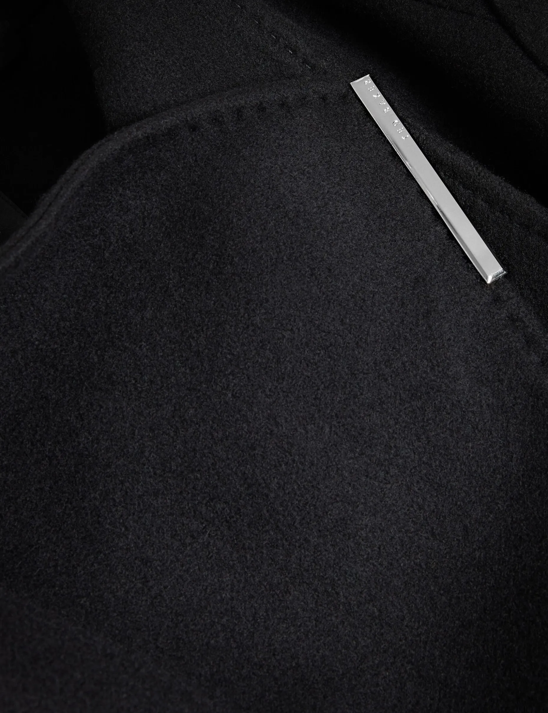 Midi Length Belted Wool Wrap Coat