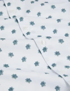 Mini Floral Print Short Sleeve Shirt
