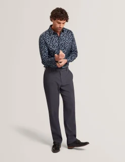 Mini Floral Stretch Cotton Regular Shirt