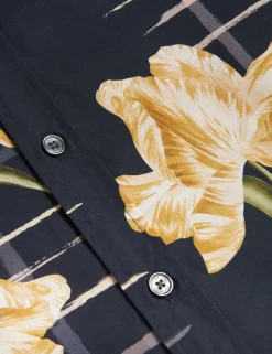 Mixed Floral Print Long Sleeve Shirt