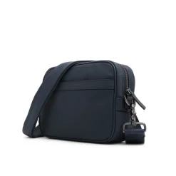 Nylon Leather Detail Crossbody Bag