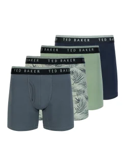 4 Pack Cotton Stretch Boxer Briefs