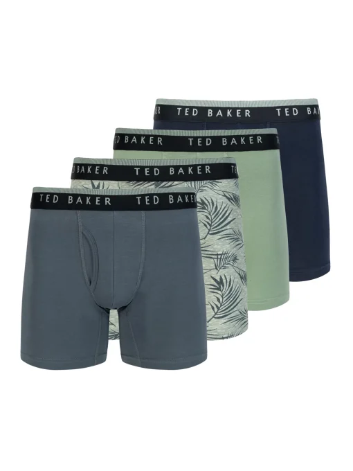 4 Pack Cotton Stretch Boxer Briefs