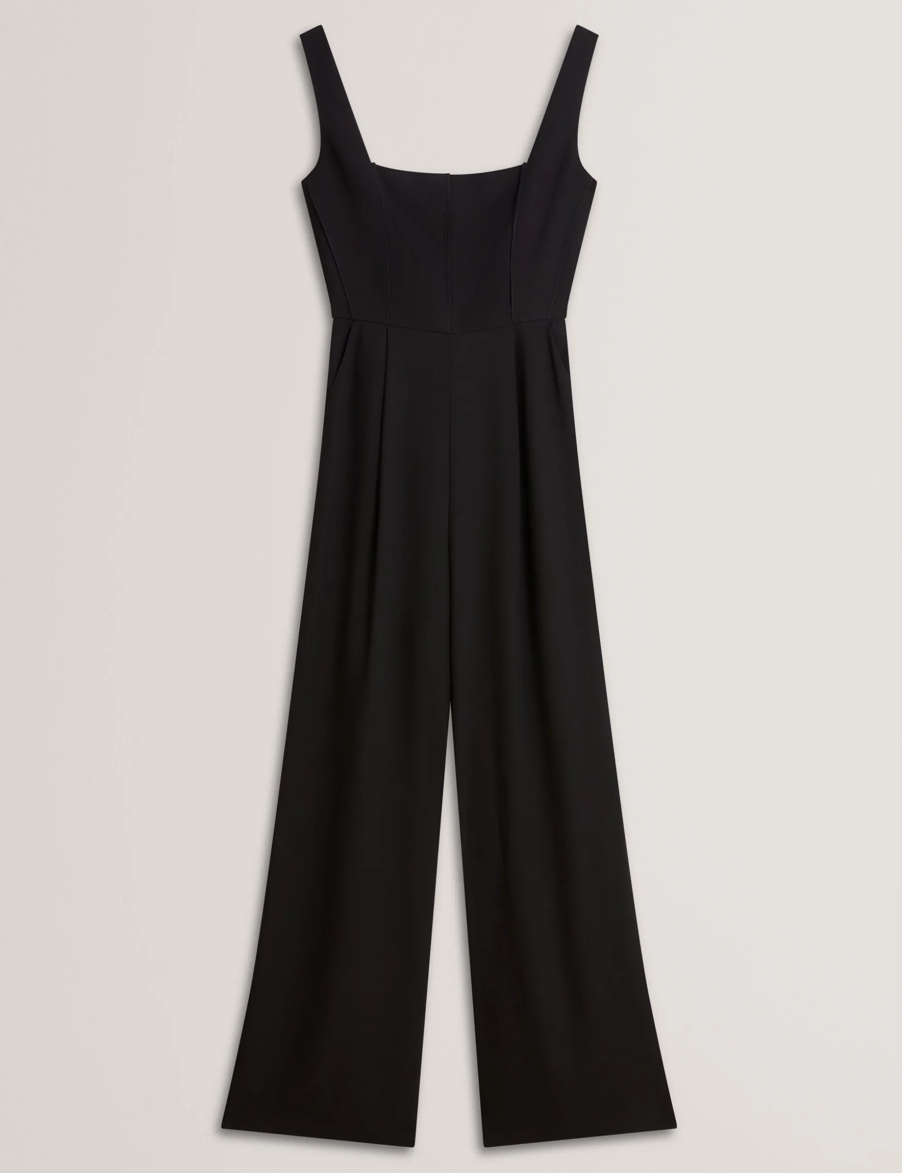 Panelled Wide Leg Tailored Jumpsuit