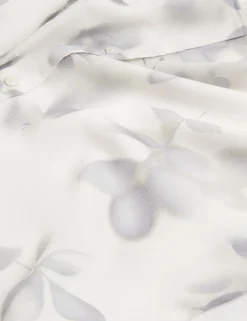 Photograhic Leaf Print Regular Fit Shirt