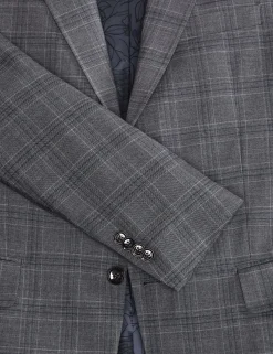 Plaid Suit Jacket