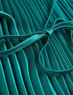 Pleated Midi Dress
