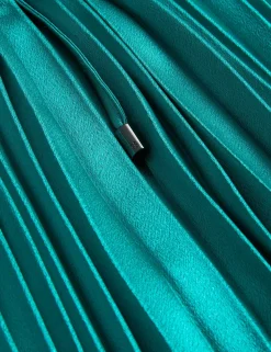 Pleated Midi Dress