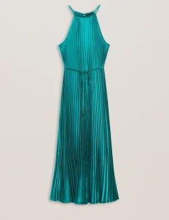 Pleated Midi Dress
