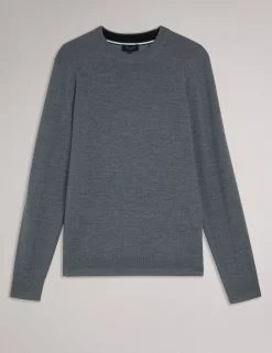 Pure Wool Crew Neck Jumper