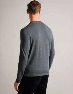 Pure Wool Crew Neck Jumper
