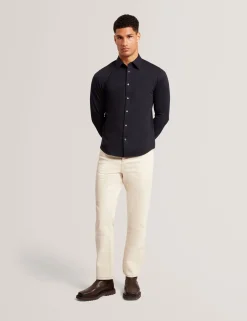 Regular Fit Knitted Jersey Shirt