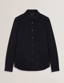 Regular Fit Knitted Jersey Shirt